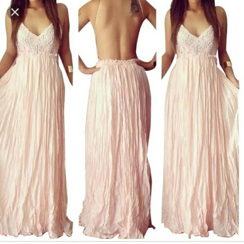 Backless dress